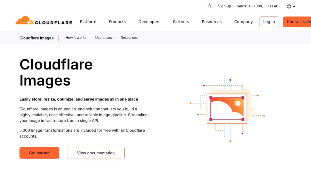 Cloudflare Images screenshot