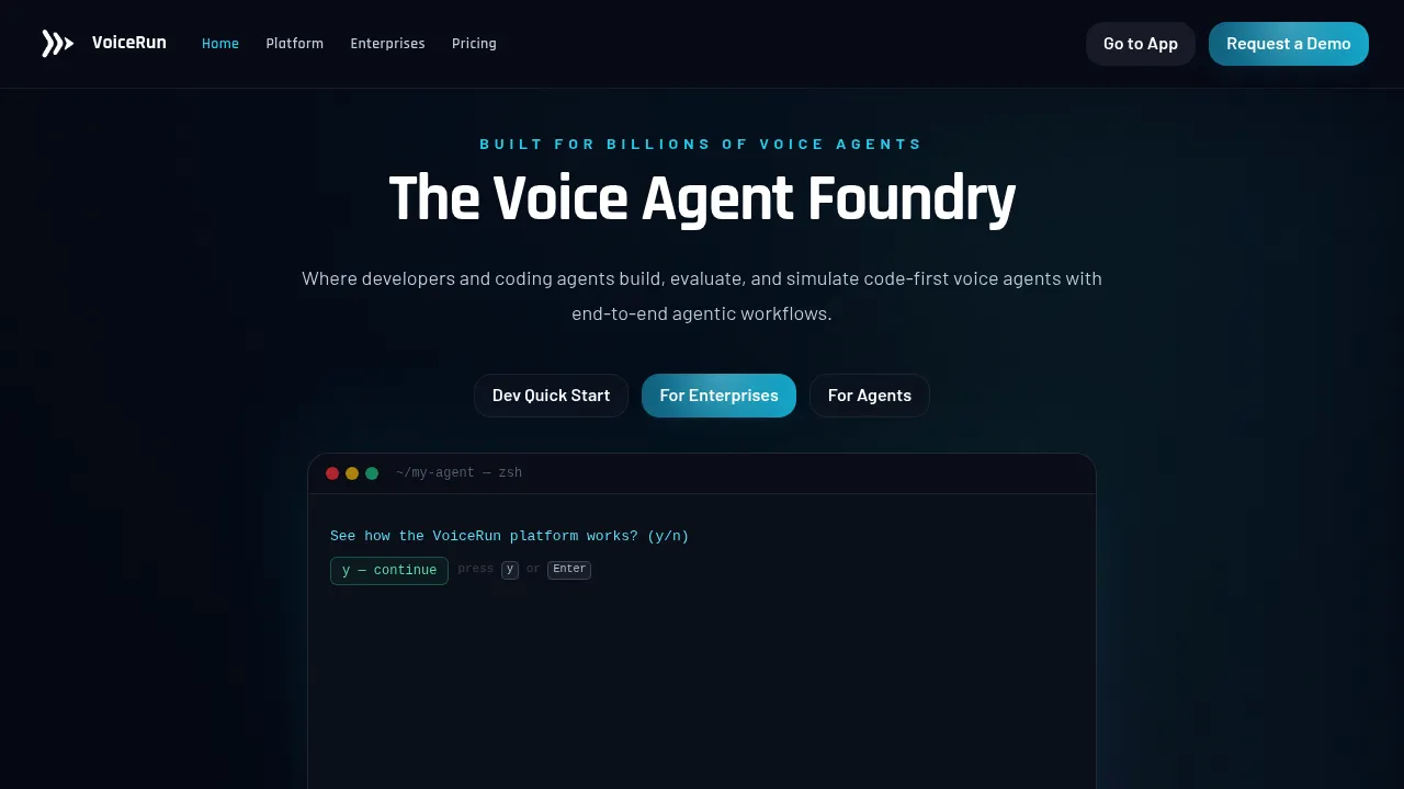 VoiceRun screenshot