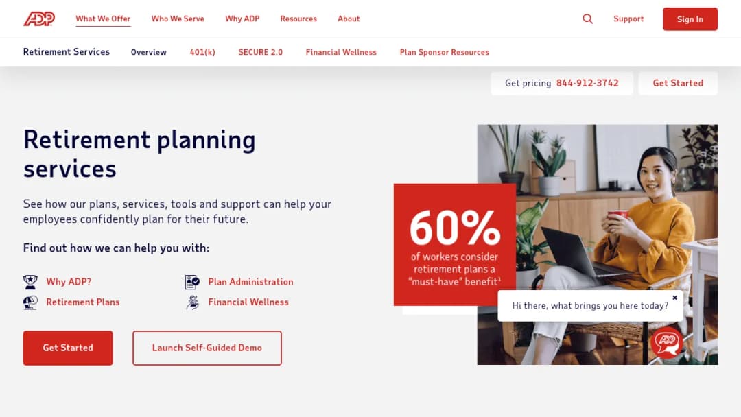 ADP Retirement Plans screenshot
