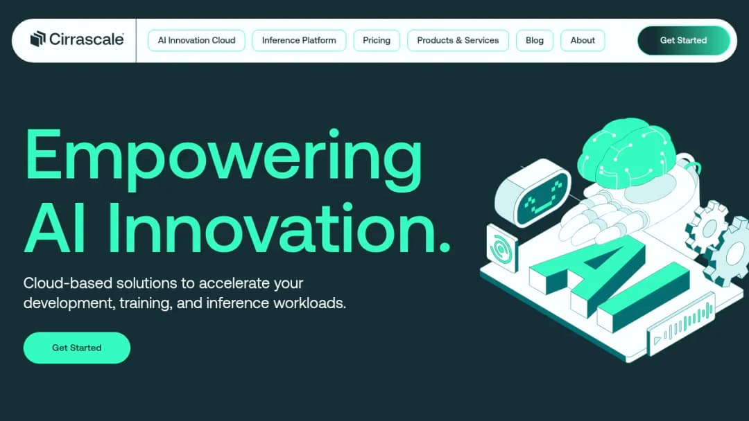 Cirrascale Cloud Services screenshot