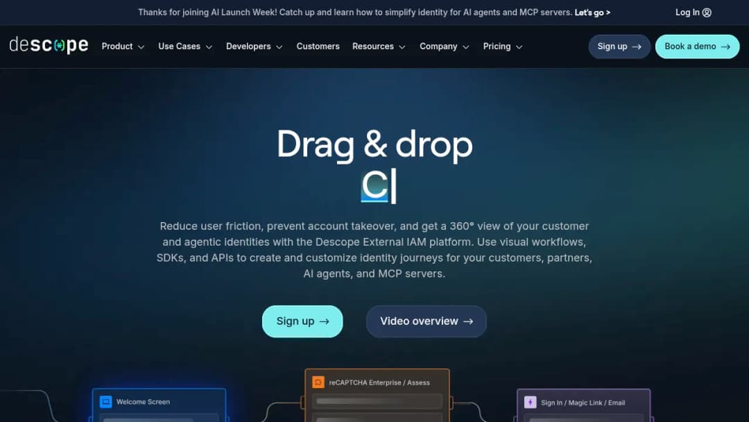 Descope screenshot
