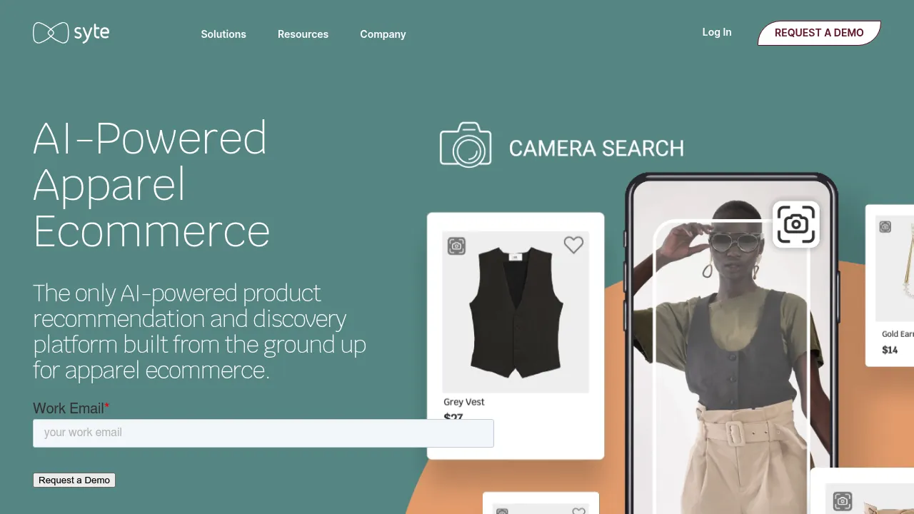 Syte screenshot