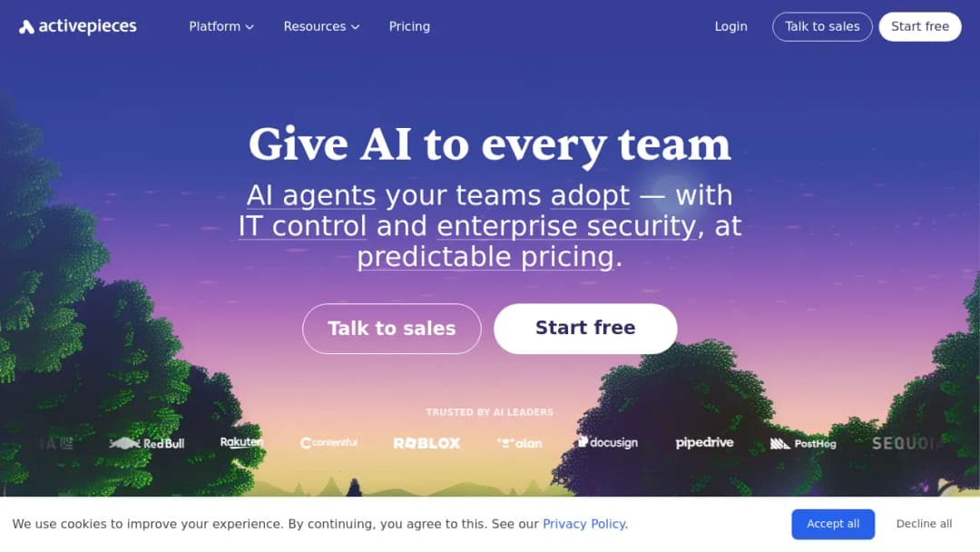 Activepieces screenshot