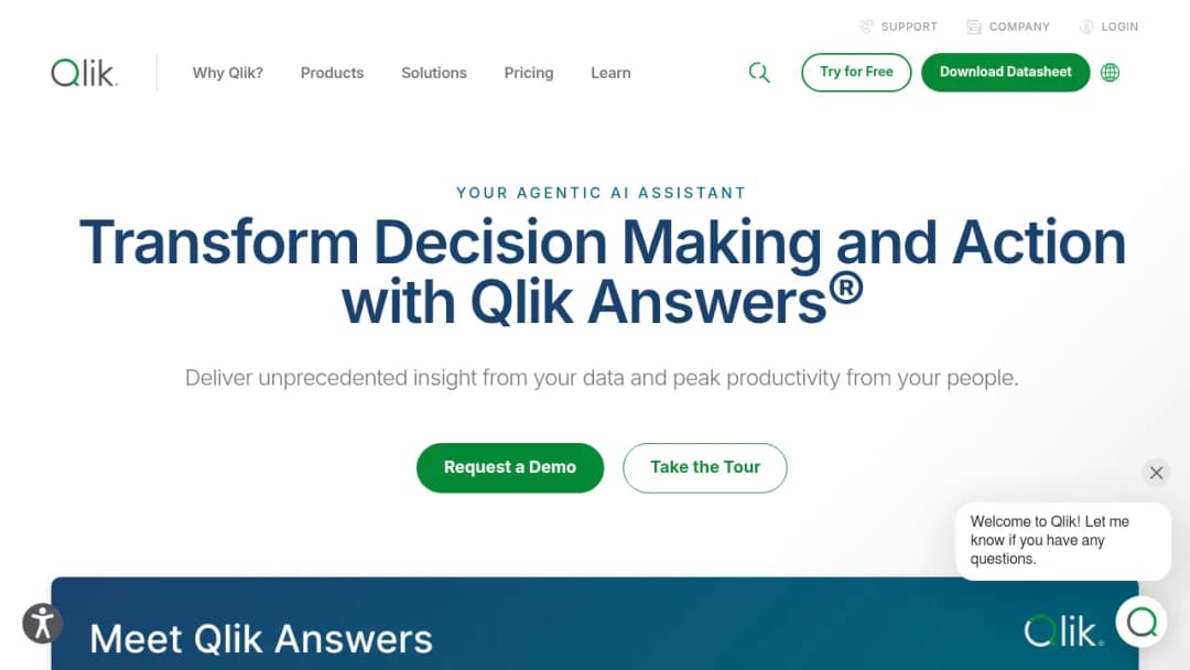 Qlik AI Assistant screenshot