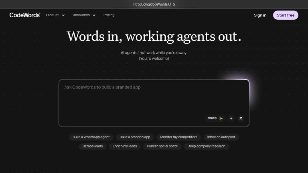 CodeWords screenshot