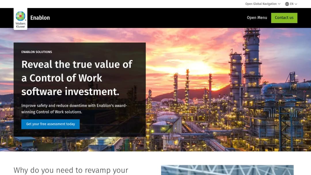 Wolters Kluwer Digital Control of Work screenshot