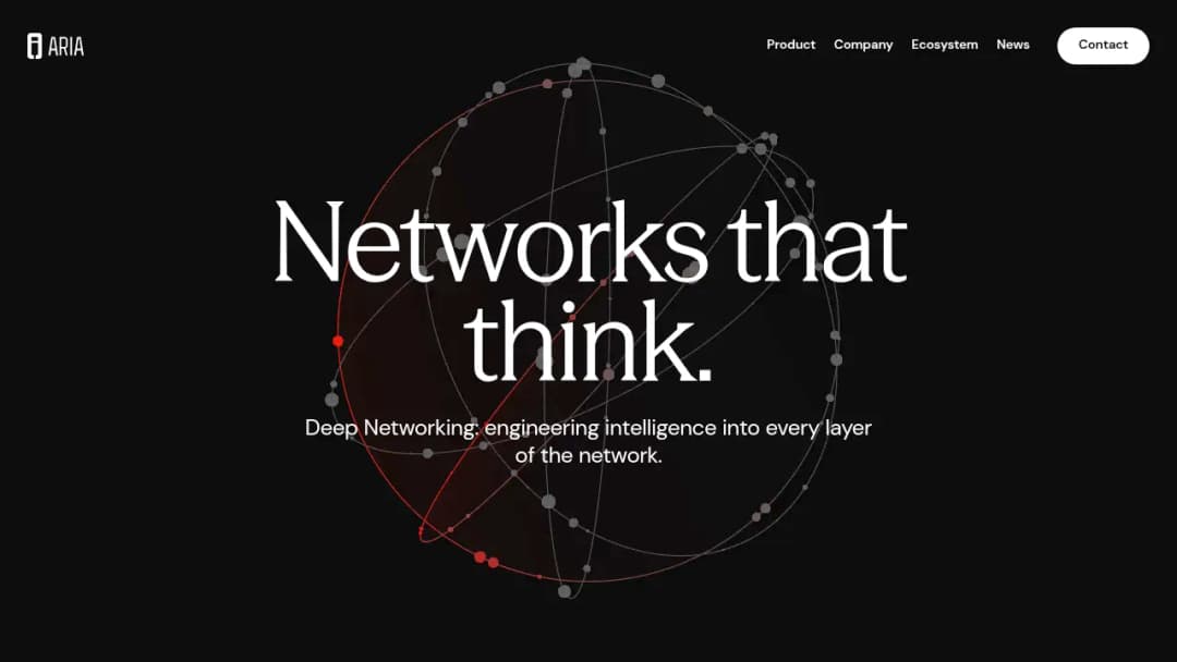 Aria Networks screenshot