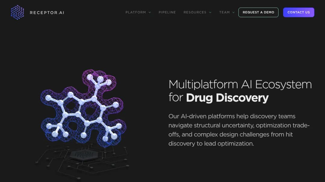 RECEPTOR.AI screenshot