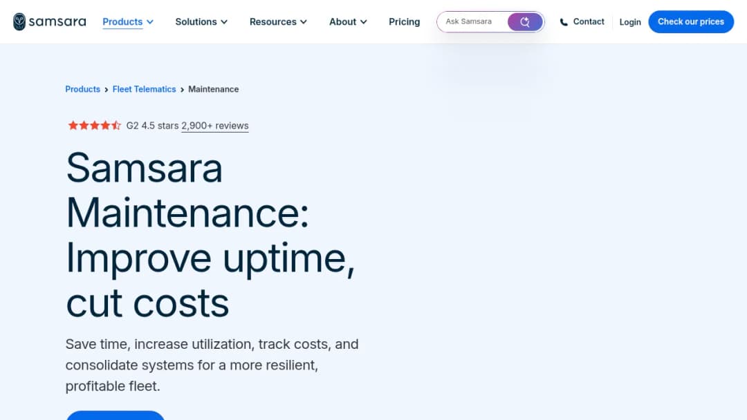 Samsara Maintenance screenshot
