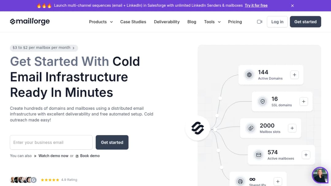 Mailforge screenshot