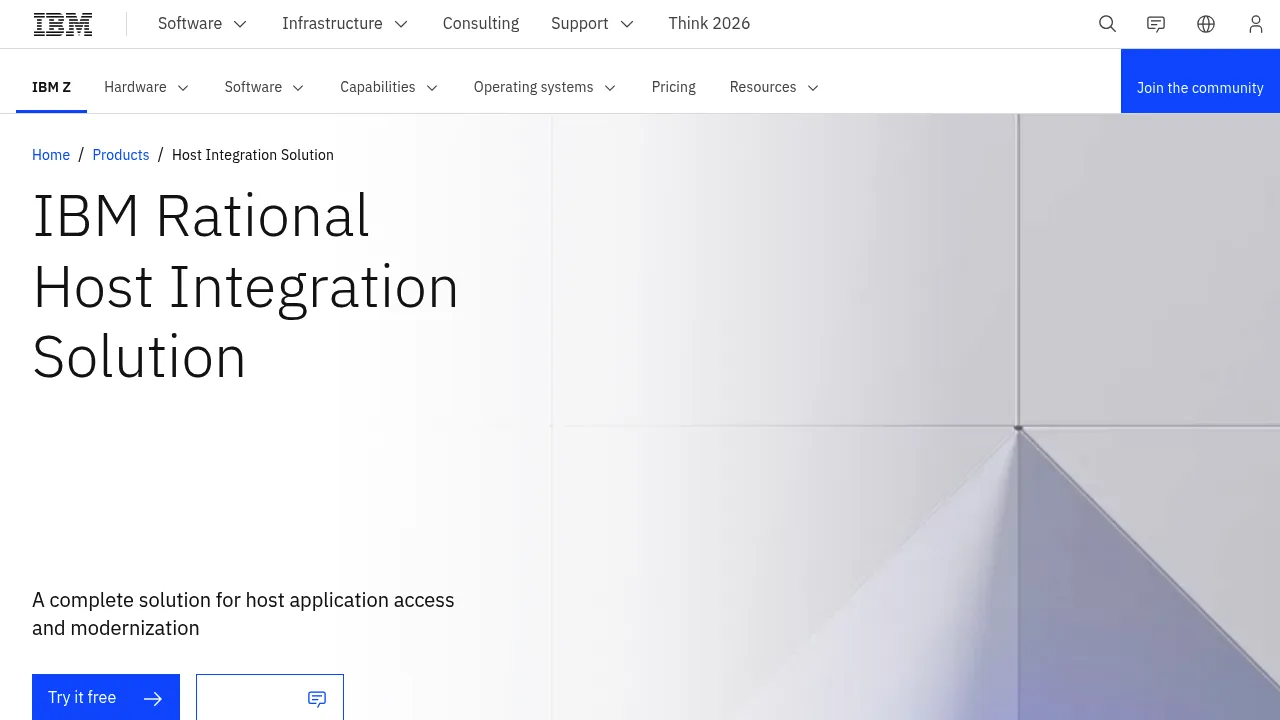IBM Host Integration Solution screenshot