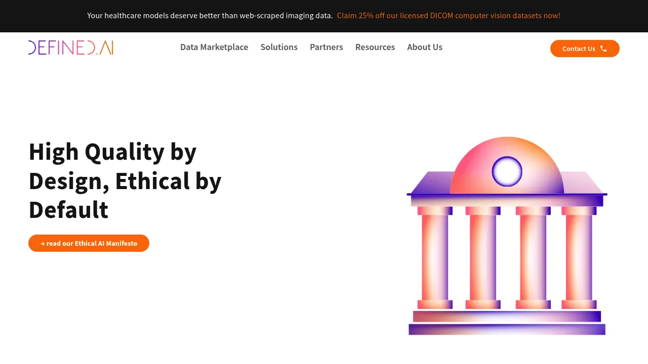 Defined.ai screenshot