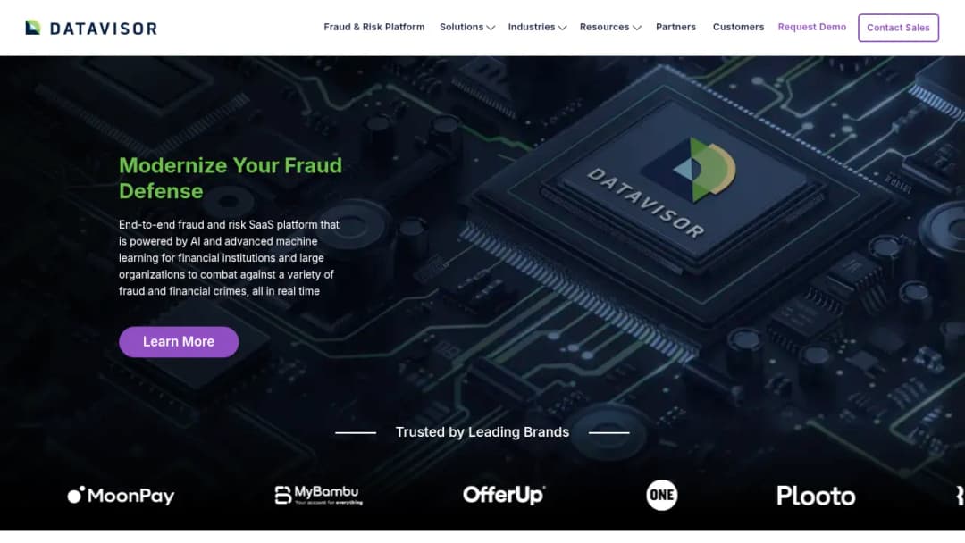 Datavisor screenshot