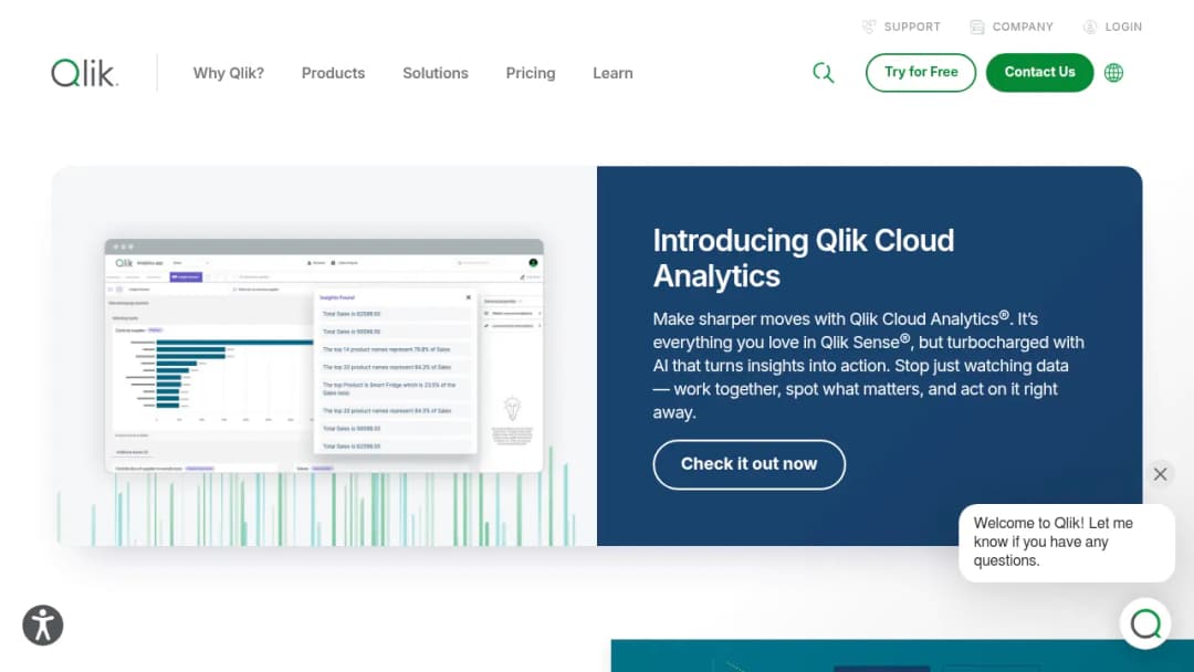 Qlik Sense® screenshot