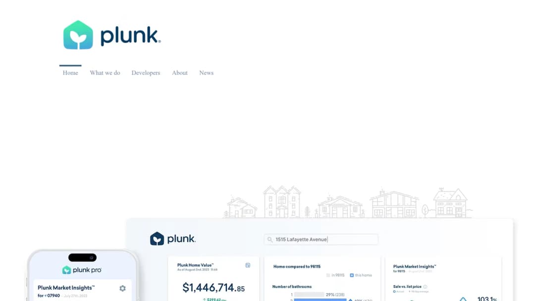 Plunk screenshot