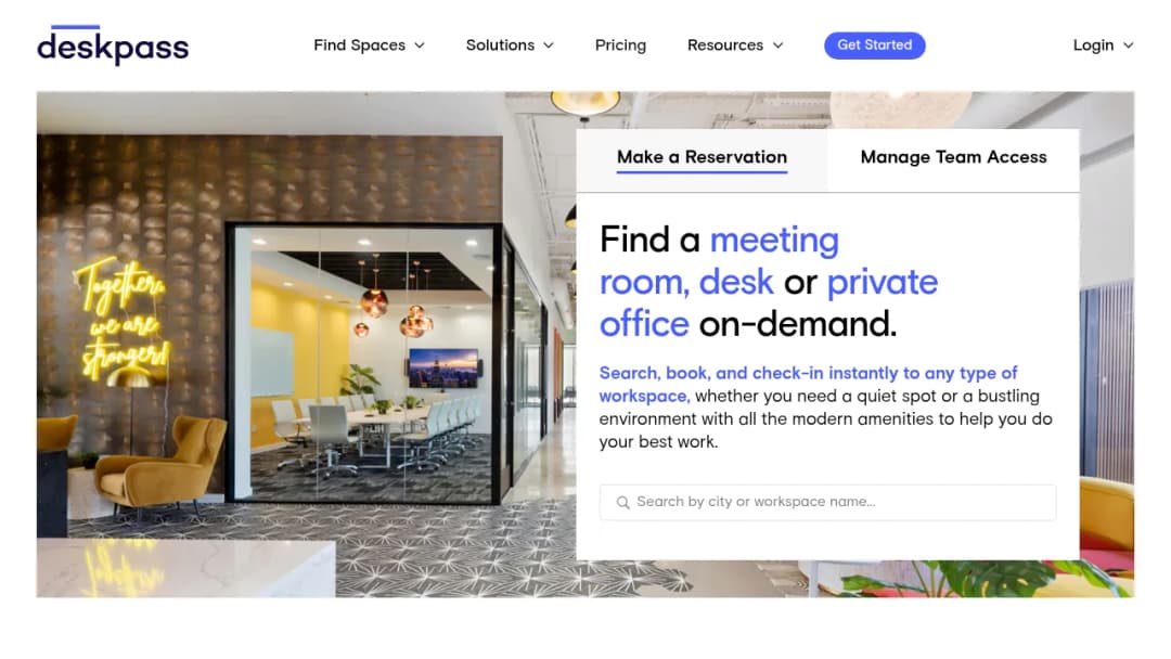 Deskpass screenshot