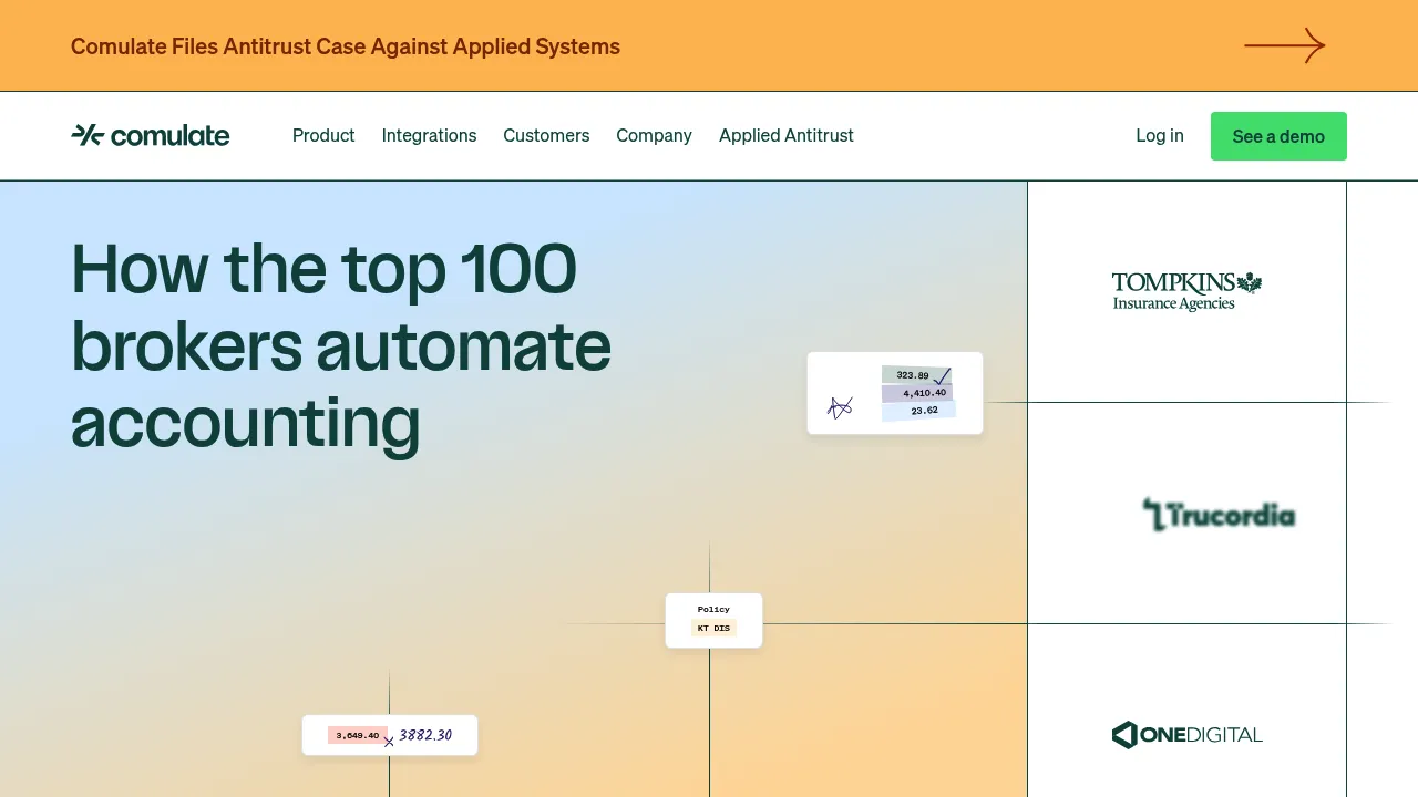 Comulate screenshot