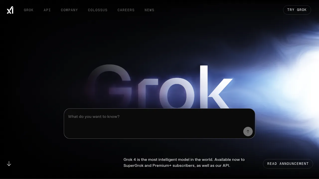 xAI Grok screenshot