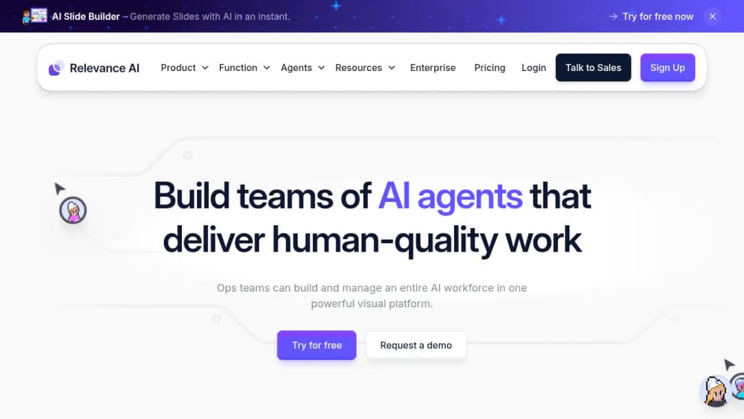 Relevance AI screenshot