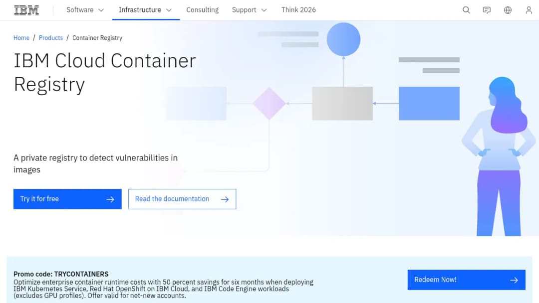 IBM Container Registry screenshot