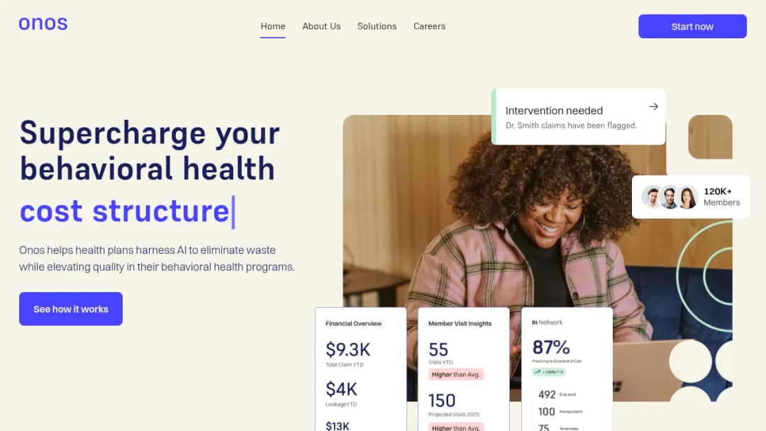 Onos Health screenshot