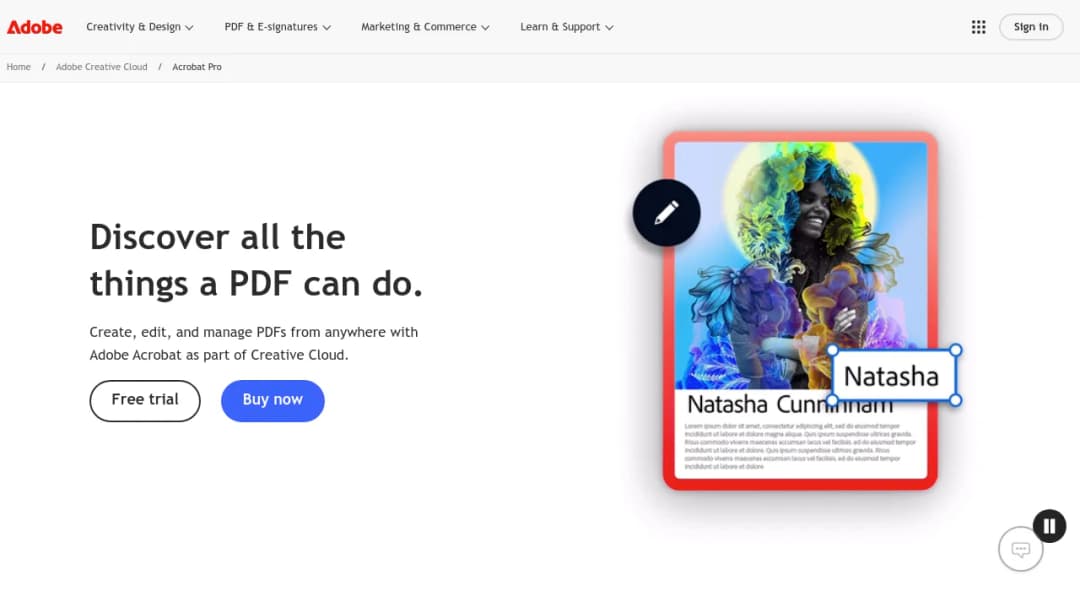 Adobe Acrobat Pro screenshot