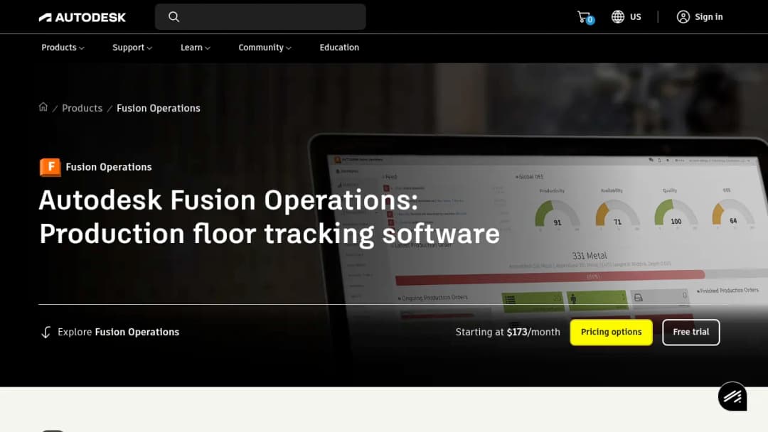 Autodesk Fusion Operations screenshot