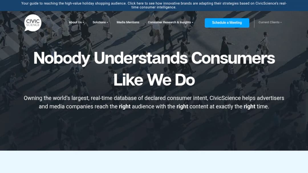 CivicScience screenshot