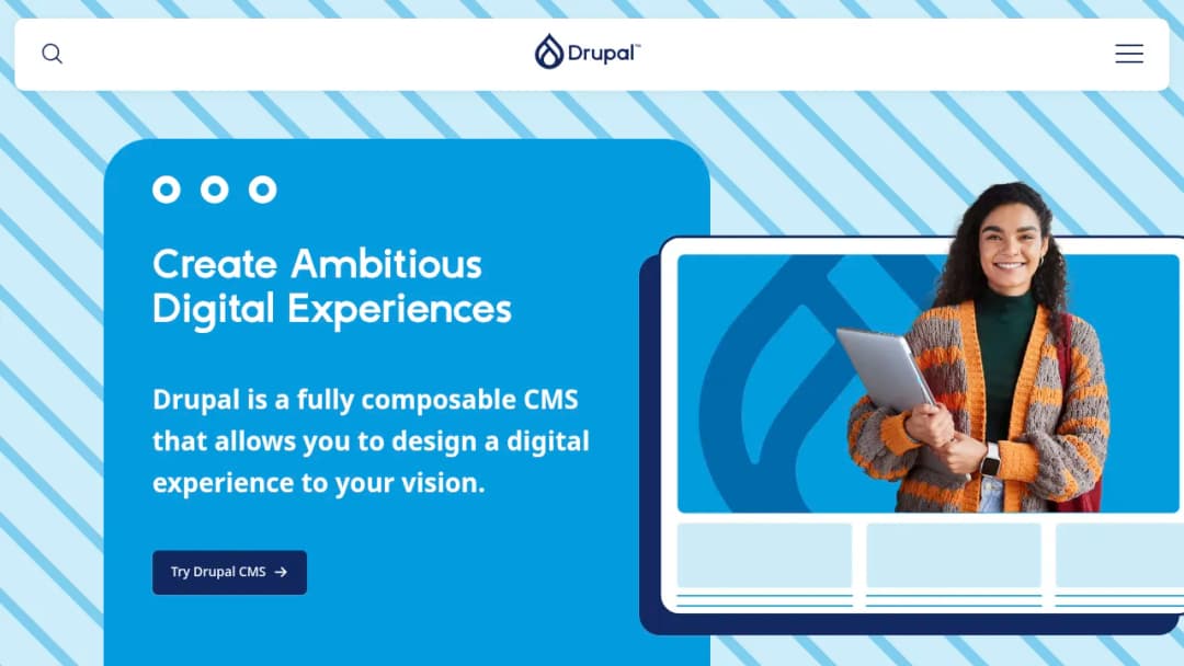 Drupal screenshot