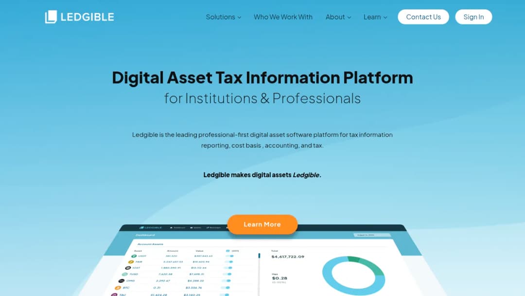 Ledgible screenshot