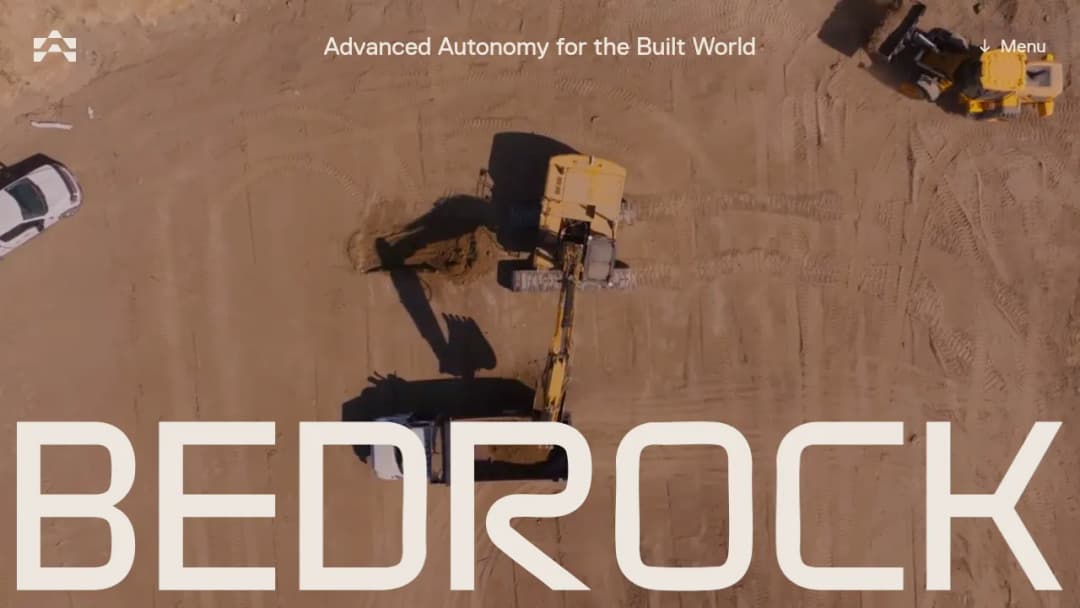 Bedrock Robotics screenshot