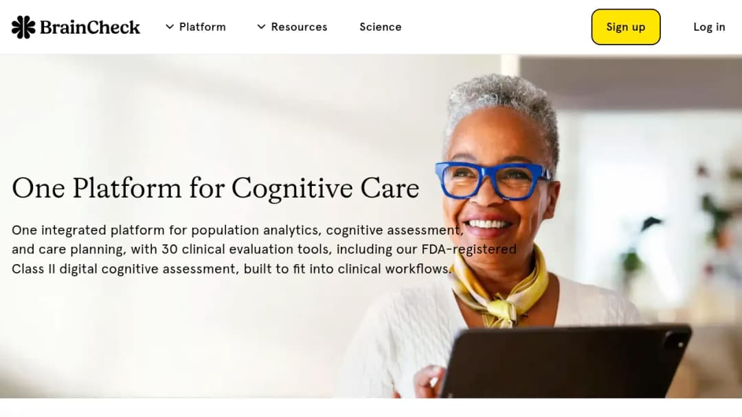 BrainCheck screenshot