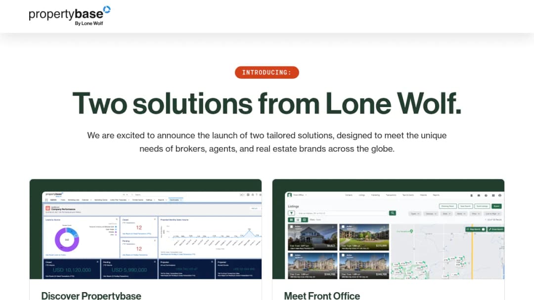 Propertybase screenshot