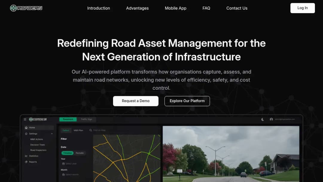 Roadern screenshot