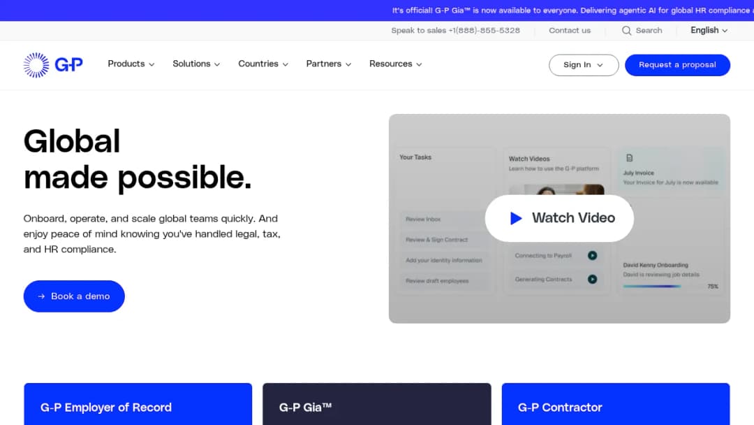 Globalization Partners screenshot