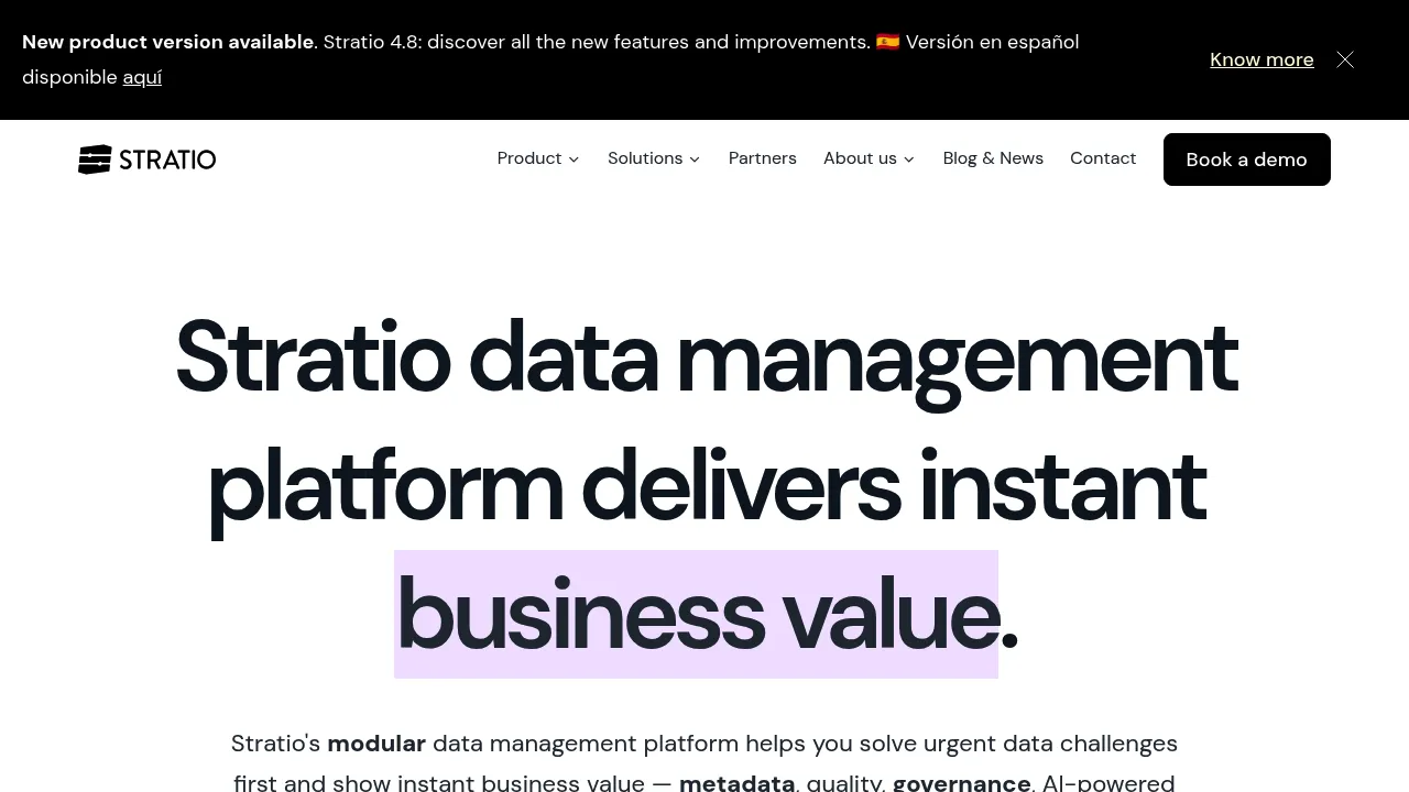 Stratio screenshot
