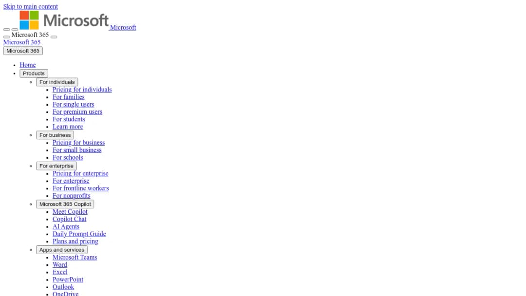 Microsoft 365 Backup screenshot