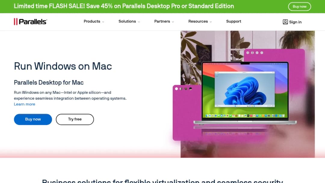 Parallels (formerly SWsoft) screenshot