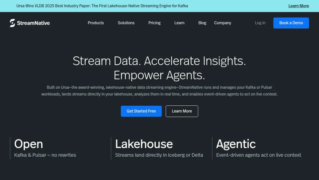 StreamNative screenshot