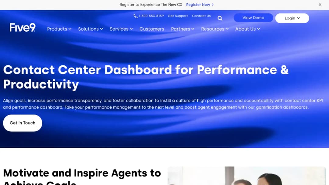 Five9 Performance Management screenshot