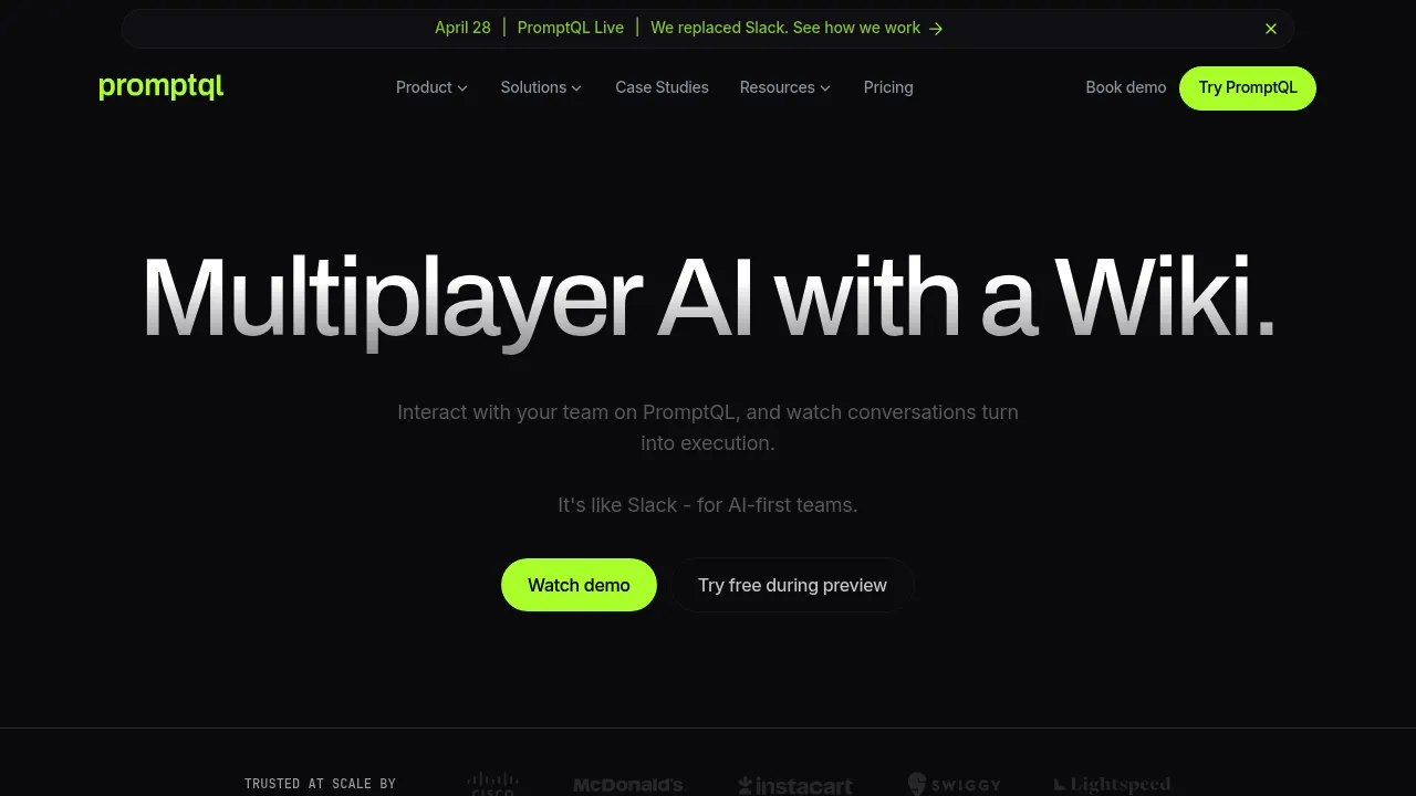 PromptQL screenshot