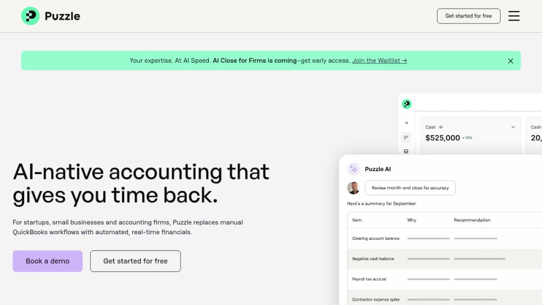 Puzzle Financial screenshot