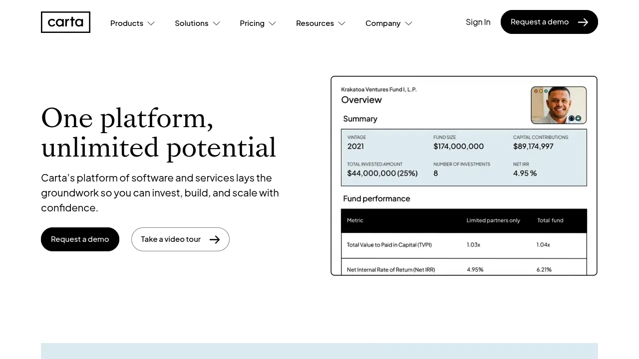 Carta screenshot