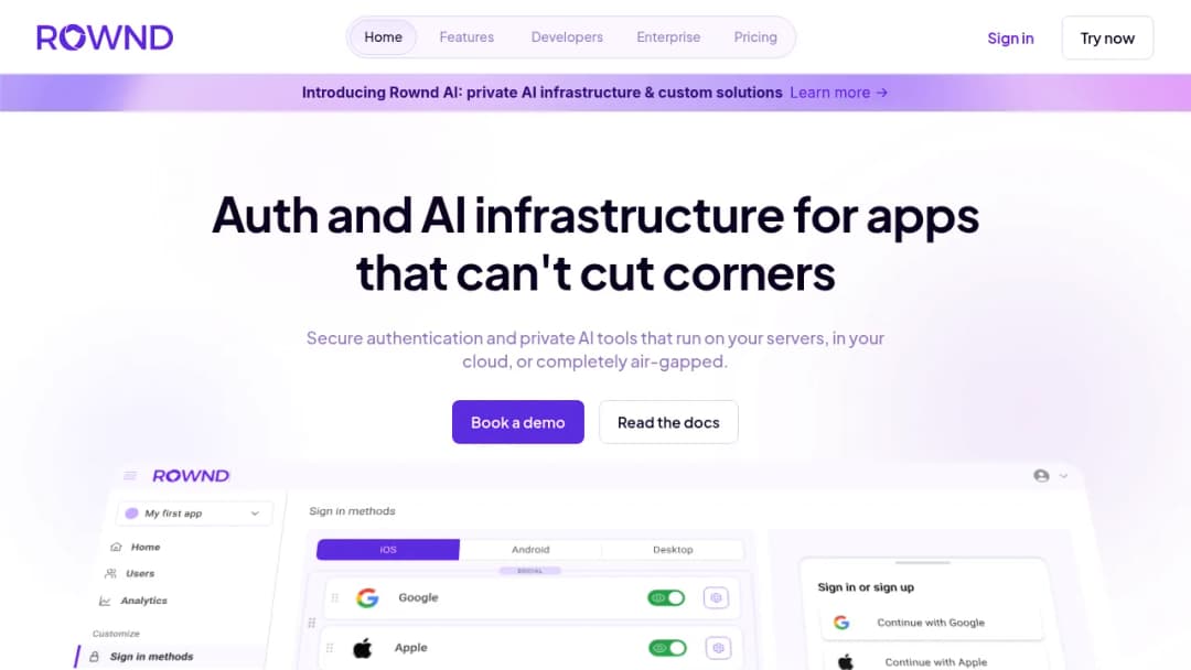 Rownd screenshot
