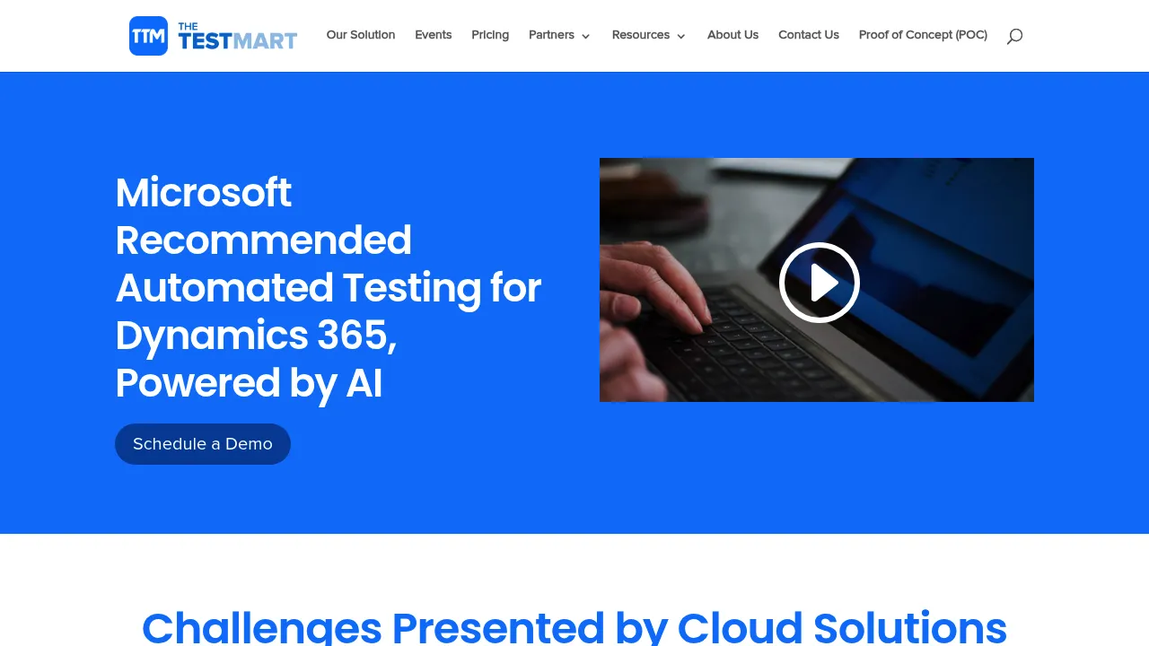 TheTestMart screenshot