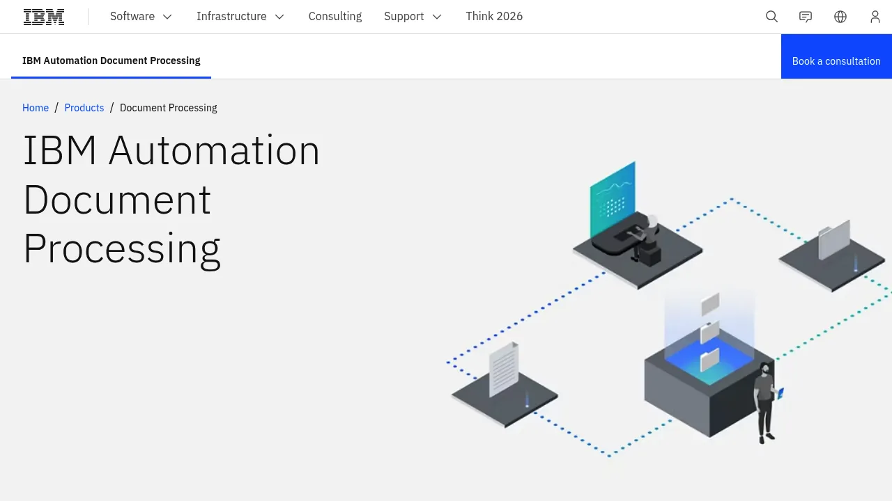 IBM Document Processing screenshot