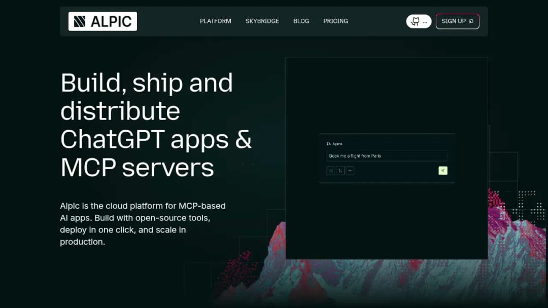 Alpic screenshot