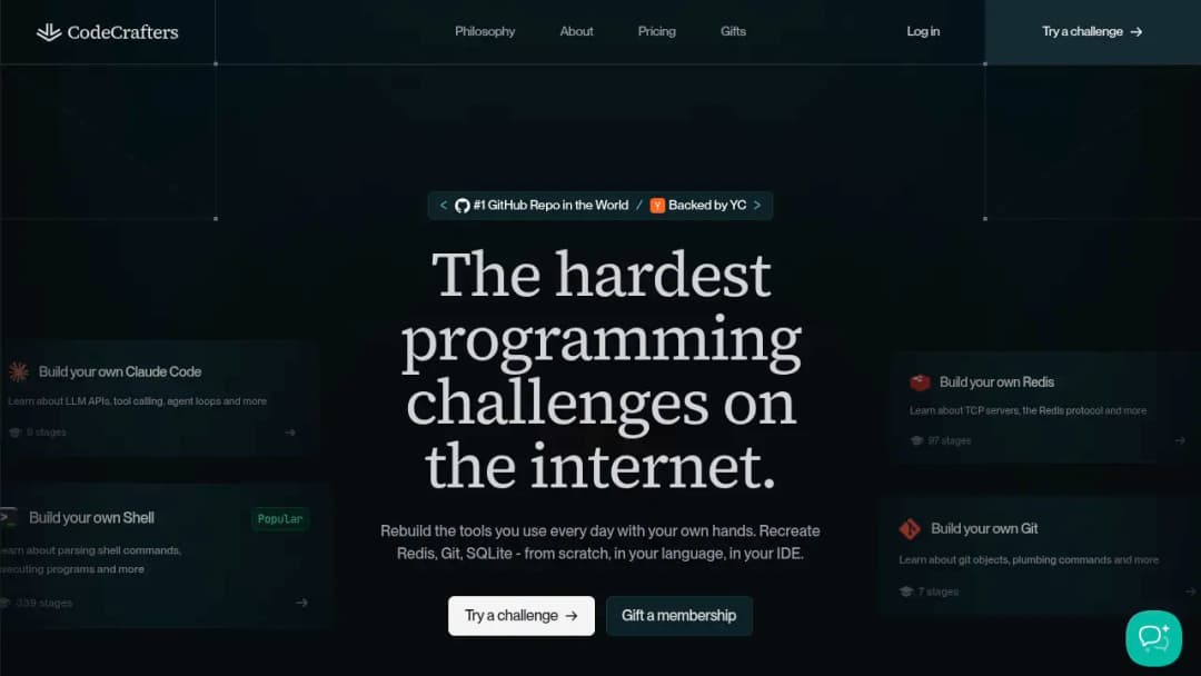 CodeCrafters.io screenshot