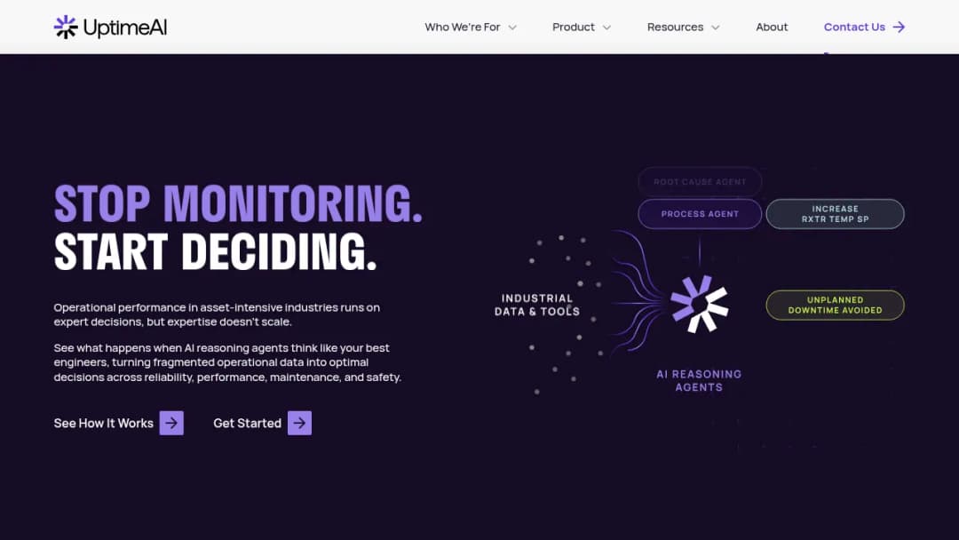 UptimeAI Inc. screenshot