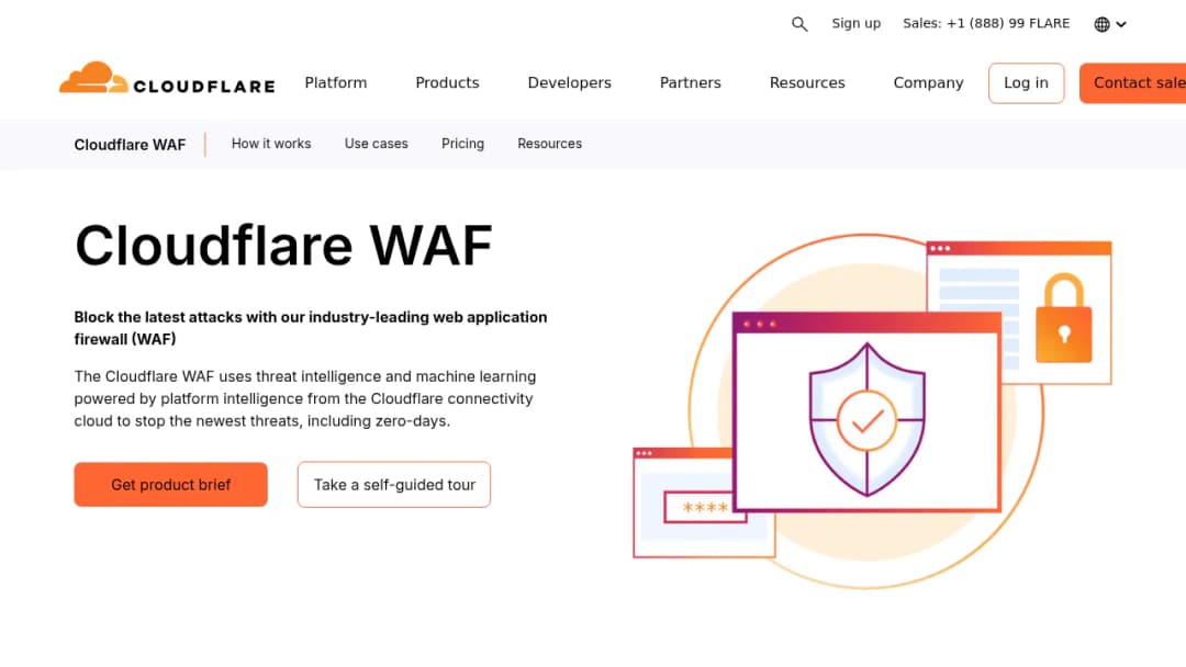 Cloudflare WAF screenshot